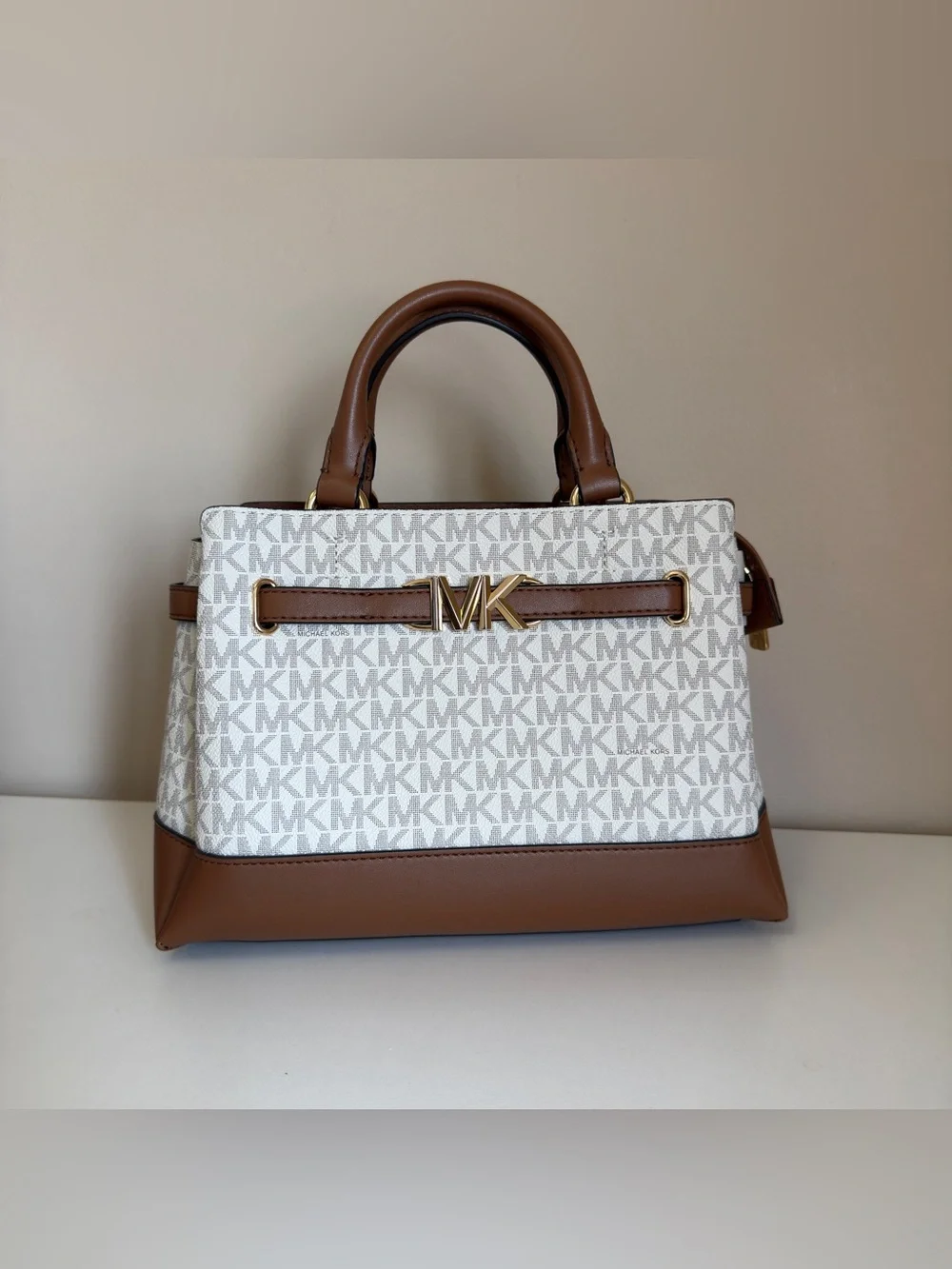 Michael Kors REED SM CZ BELTED STCHL